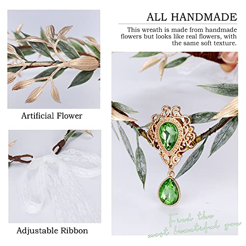 Fairy Flower Headband for Women - Elf Crown Circlet