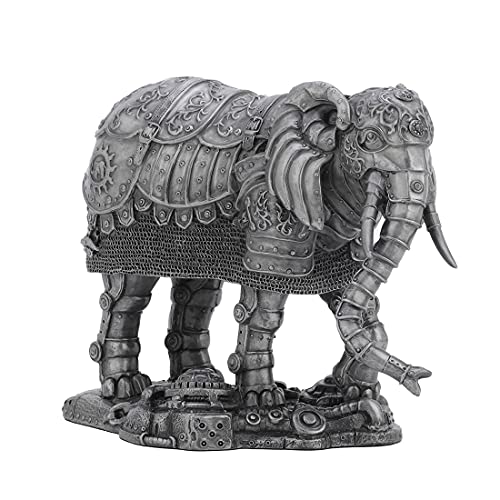 Steampunk Mechanical Elephant Resin Statue Home Decor