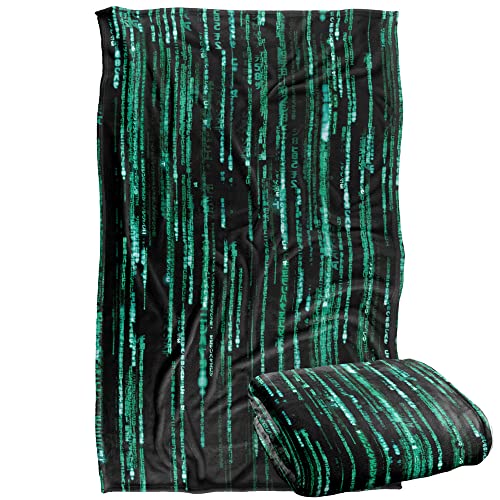 The Matrix Code Silky Touch Throw Blanket