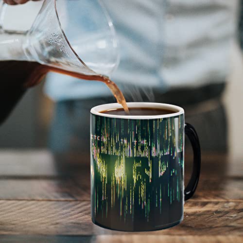 The Matrix Resurrections Glitch Coding Color Changing Mug
