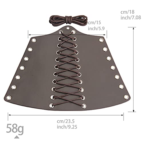 Leather Gauntlet Wristband Medieval Bracers - Fantasy Fashion