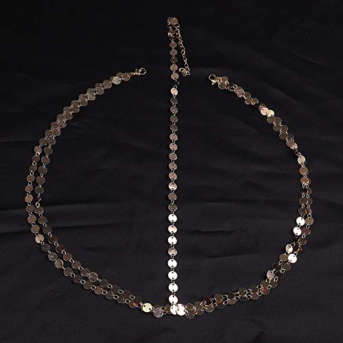 Denifery Boho Gold Head Chain - Goddess Wedding