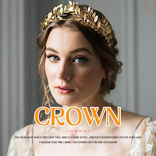 Gold Greek Goddess Leaf Wedding Tiara Headband