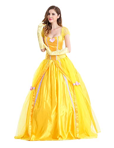 Princess Belle Ball Gown Costume 