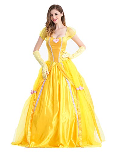 Princess Belle Ball Gown Costume 