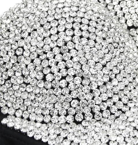 atokiss Women's Handmade Rhinestone Shining Diamond Bustier