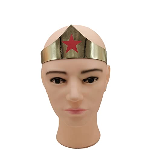 Wonder Woman Star Gold Tiara Set