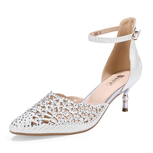 Rhinestone Sequin Low Heel Princess Shoes, many colors