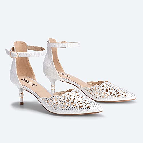 Rhinestone Sequin Low Heel Princess Shoes, many colors