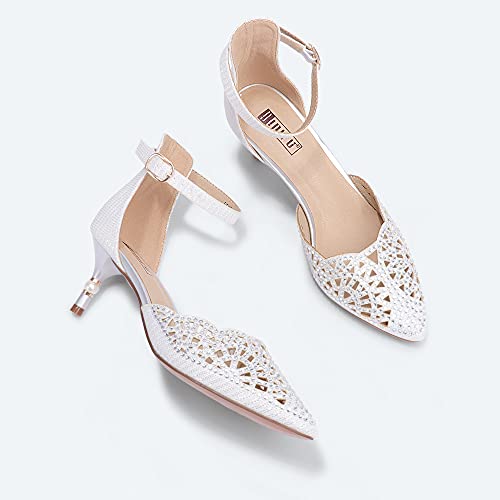 Rhinestone Sequin Low Heel Princess Shoes, many colors