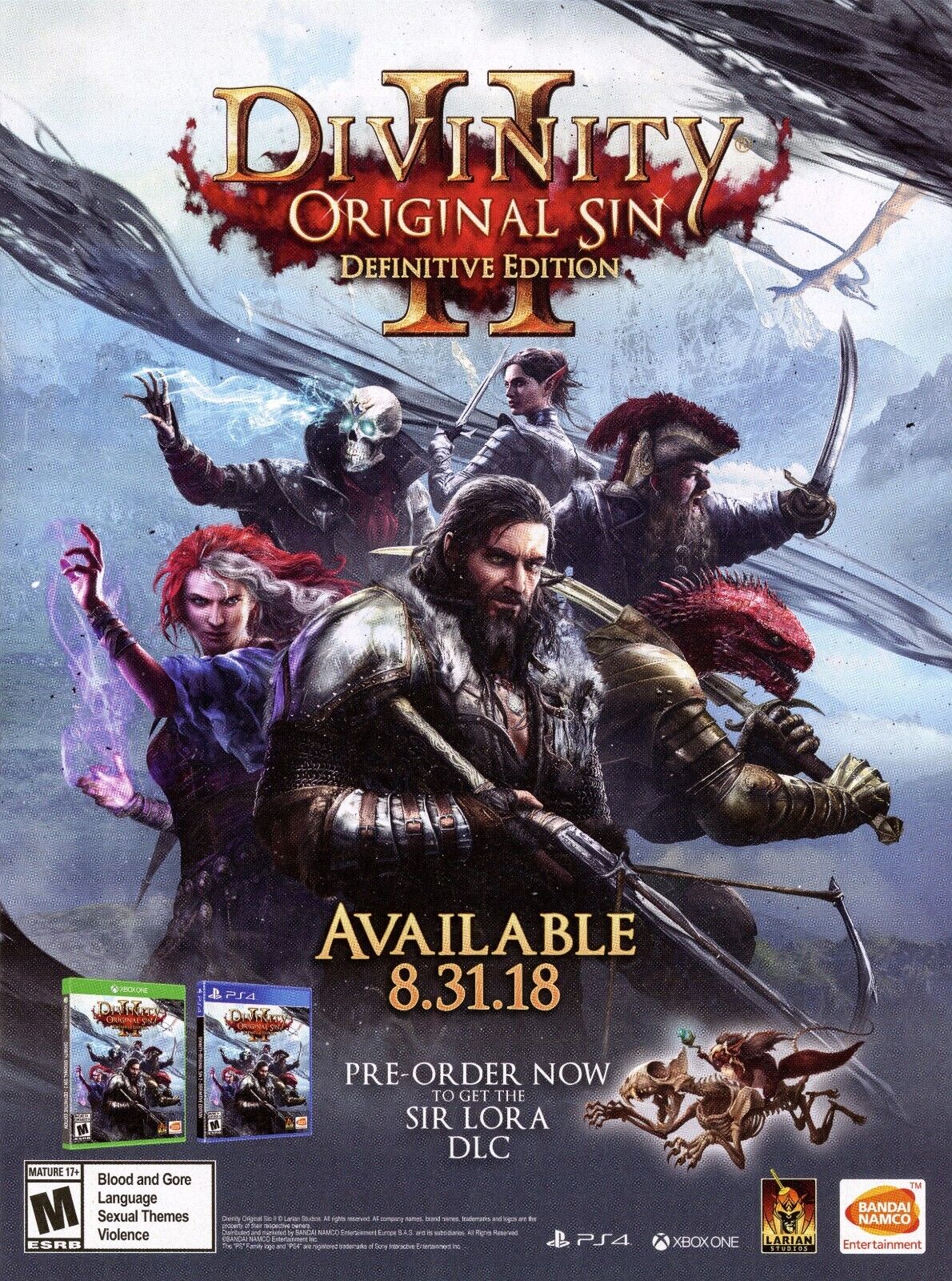 Divinity Original Sin II 2 Art Print Poster