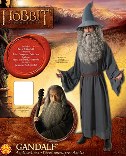 The Hobbit Gandalf Costume for Men, Gray