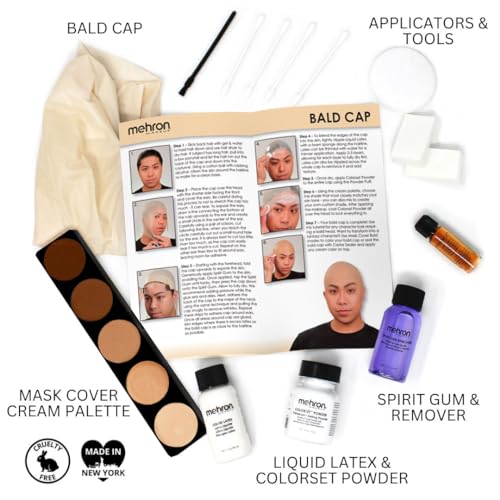 Mehron Premium Fantasy Character Kit (Bald Cap)