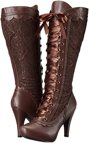 Brown Steampunk Boots for Women