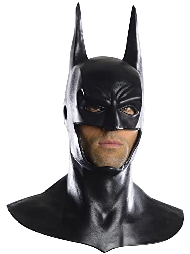 Arkham City Batman Cowl Mask, Deluxe, Black