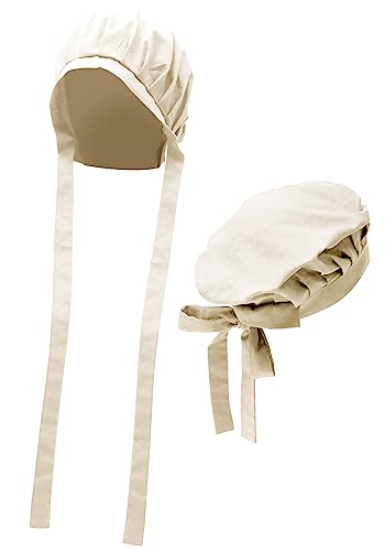 Medieval Bonnet Cap for Women's Cosplay