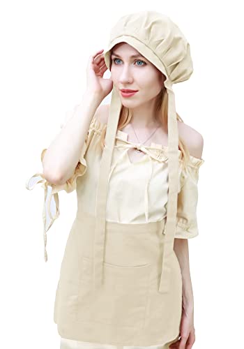 Medieval Bonnet Cap for Women's Cosplay