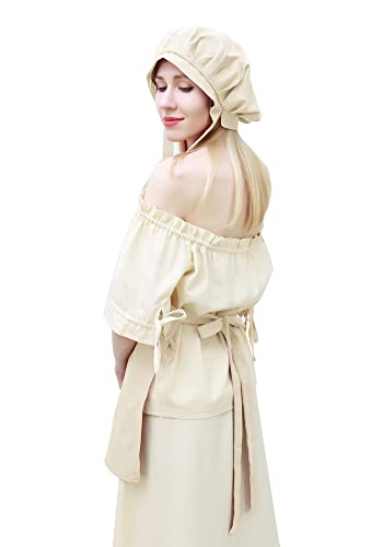 Medieval Bonnet Cap for Women's Cosplay