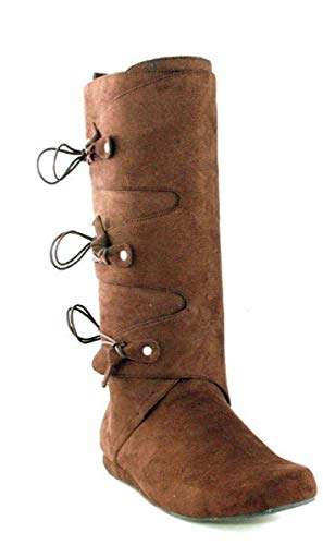 Brown Renaissance Men's Boots for Fantasy Fashion