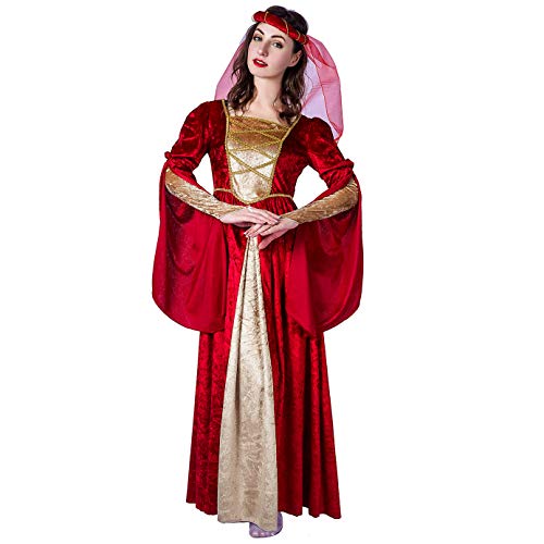 PGOND Medieval Princess Halloween Renaissance Dress Women's Costume