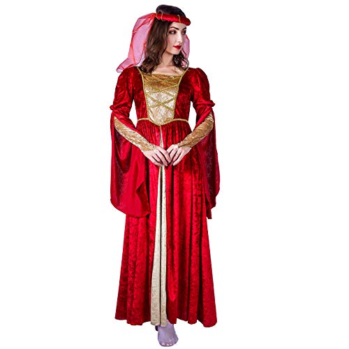 PGOND Medieval Princess Halloween Renaissance Dress Women's Costume