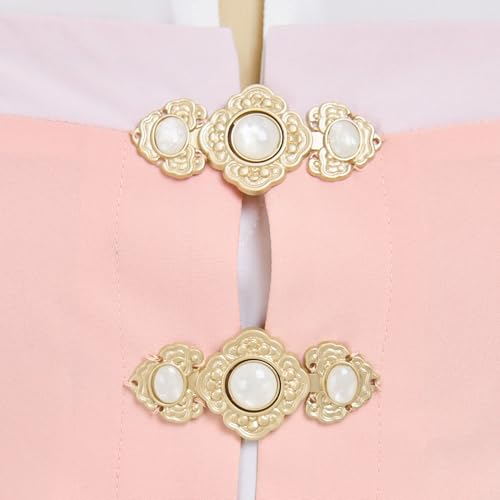 daizbella Renaissance Medieval Dress Pink Puff Sleeves Costume