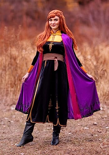 Disney Frozen 2 Anna Costume, Black, M (8-10)
