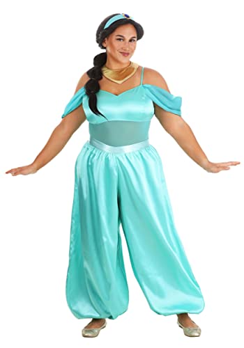 Disney Aladdin Jasmine Plus Size Costume, Women's Fantasy