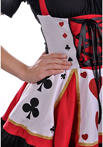 Queen of Hearts Dress Set - Red/Black - S/M