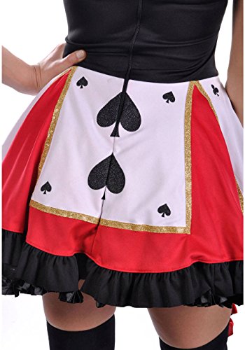 Queen of Hearts Dress Set - Red/Black - S/M