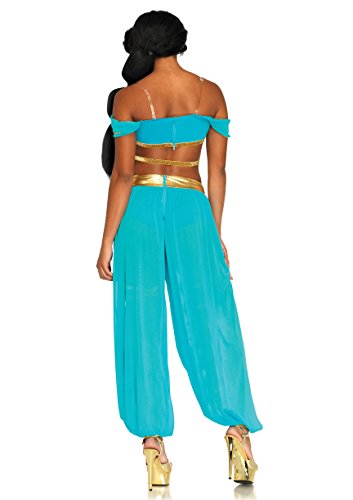 Jasmine Princess Costume - Blue - 4pc