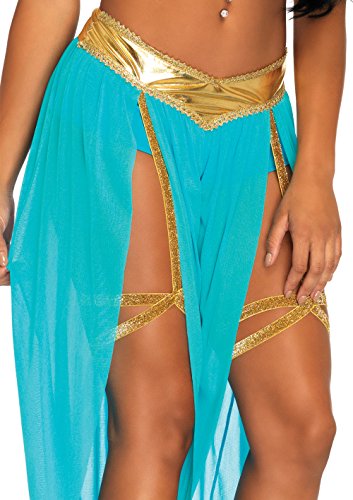 Jasmine Princess Costume - Blue - 4pc