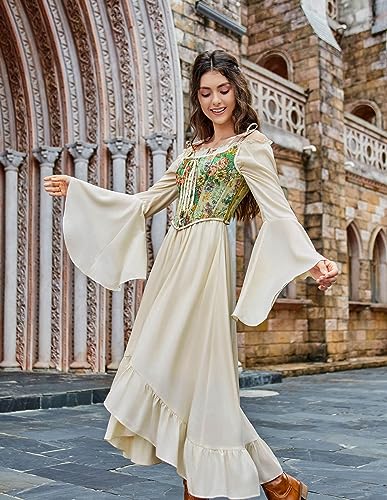 Scarlet Darkness Renaissance Women's Overbust Floral Corset