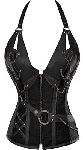 Black Steampunk Corset 