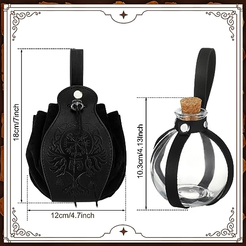 Medieval Belt with Arm Guard and Dagger Cover