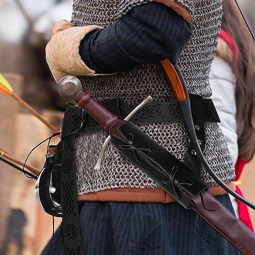 Medieval Belt with Arm Guard and Dagger Cover