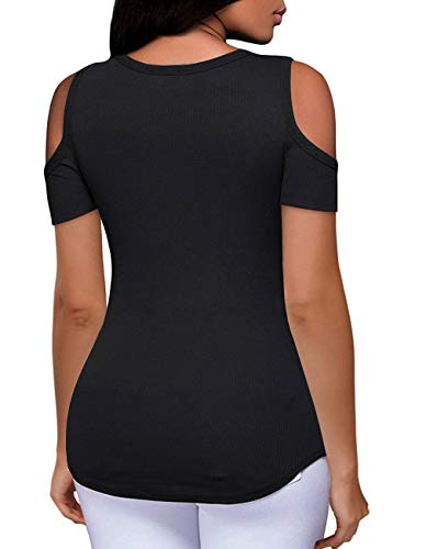 Defal Women's Goddess Lace-Up V-Neck Blouse