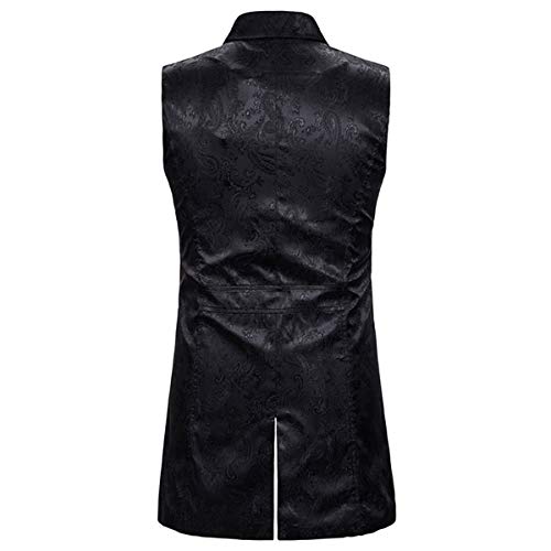 Paisley Gothic Steampunk Waistcoat for Men