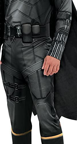 Men's Batman Costume with Cape, Belt, Mask - Standard