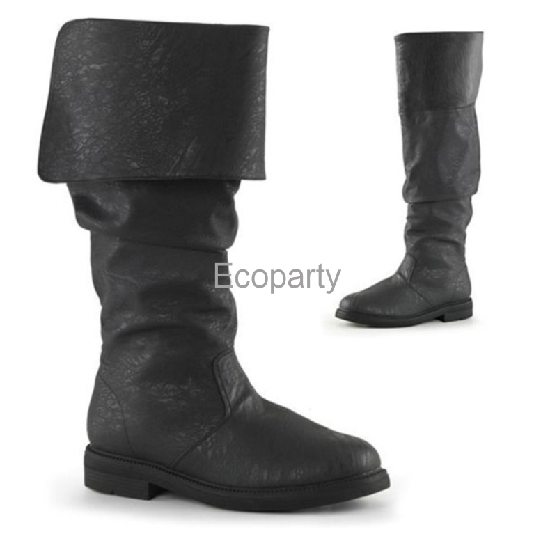 Men's Pirate Styled Leather Boots