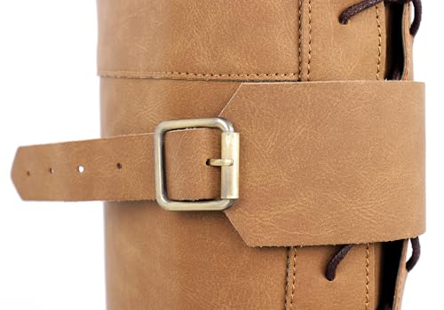 Pirate Leather Leg Covers Steampunk Gaiters Fantasy Costume