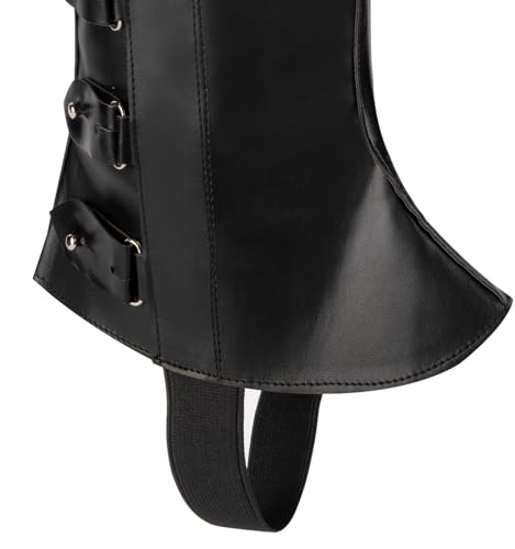 Medieval Faux Leather Pirate Boot Covers for Cosplay