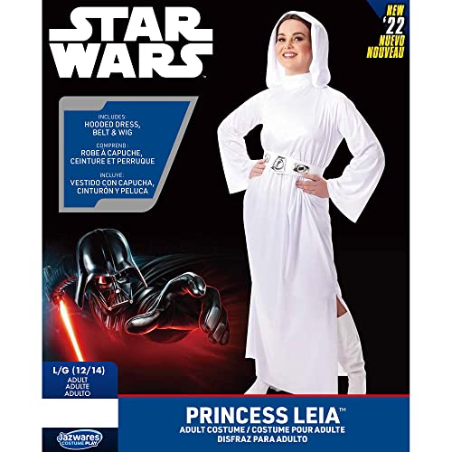 Official STAR WARS Princess Leia Costume - Hooded Dress