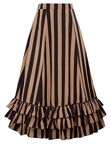 Gothic Steampunk Skirt for Plus Size Women