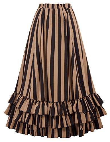 Gothic Steampunk Skirt for Plus Size Women