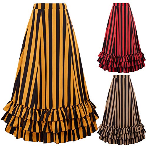 Gothic Steampunk Skirt for Plus Size Women