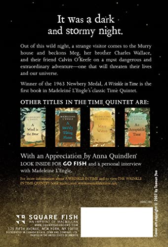 Time Quintet: A Wrinkle in Time Fantasy Book