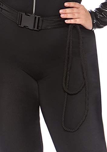 Black Cat Woman Costume Set, Plus Size