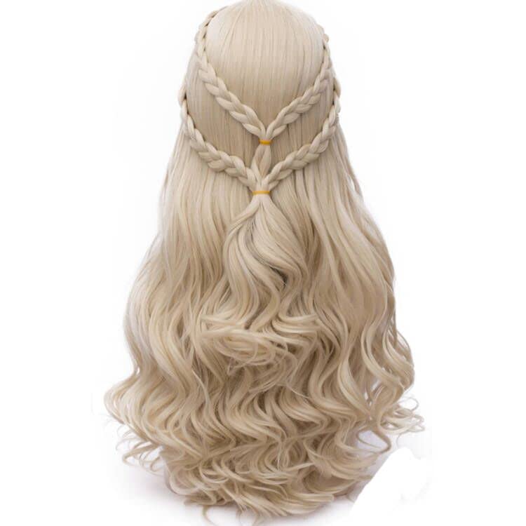 Fantasy Blonde Braid Wig for Halloween Costume