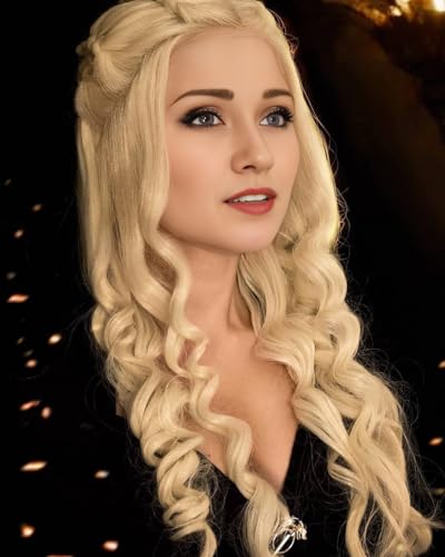 Fantasy Blonde Braid Wig for Halloween Costume